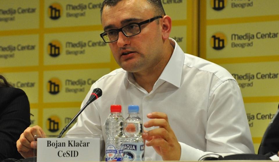 Bojan Klačar. Foto Medija centar Beograd