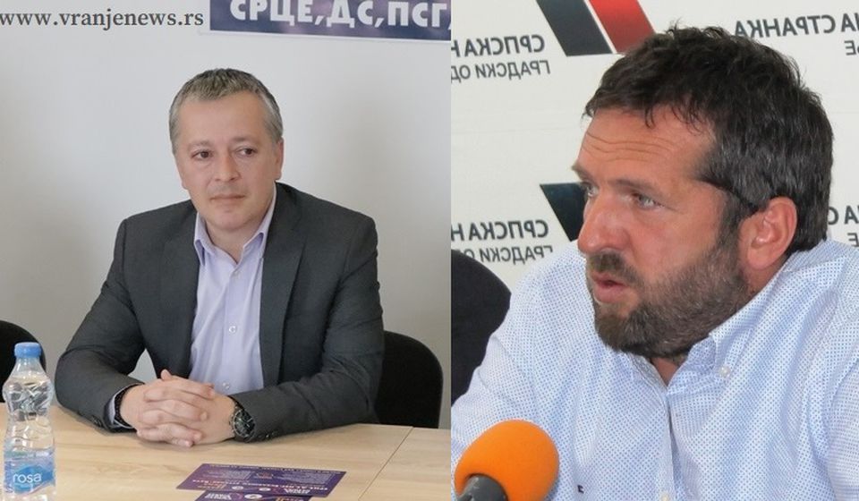 Igor Zlatković (levo) i Goran Nikolić. Foto Vranje News