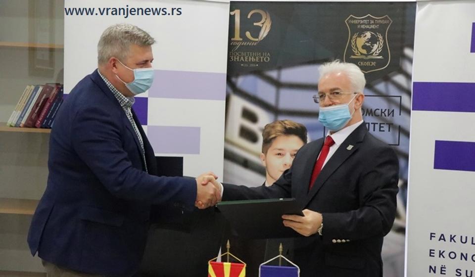 Sporazum potpisan na bujanovačkom odeljenju Ekonomskog fakulteta Subotica. Foto Vranje News