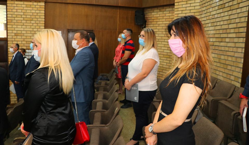 Ženski deo odborničke grupe Srpske desnice. Foto Vranje News