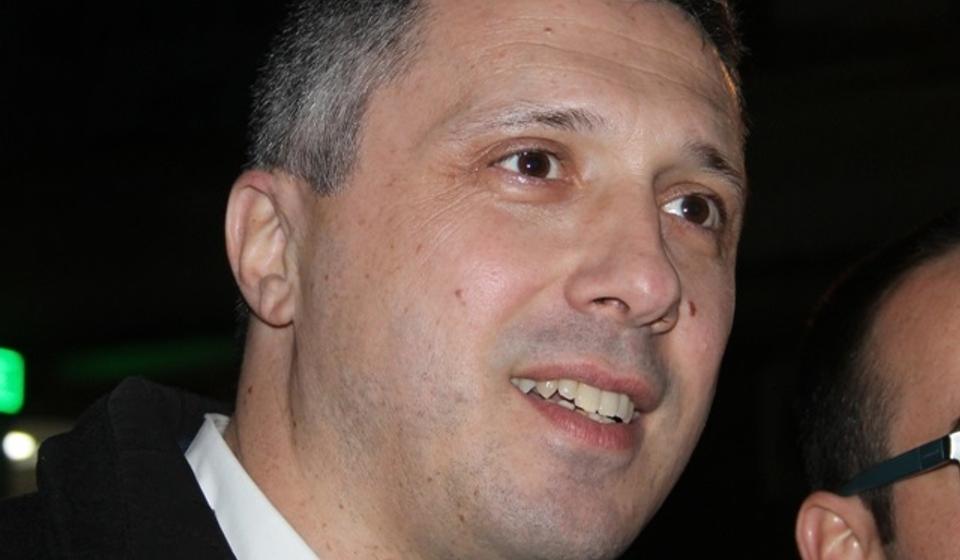 Boško Obradović zimus na mitingu 