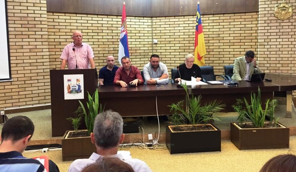 Sastanak za formiranje nove sindikalne organizacije. Foto Grad Vranje