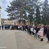 Sa današnje petnaestominutne tišine. Foto Vranje news