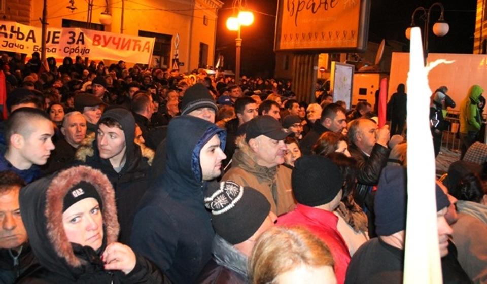 Atmosfera sa Vučićevog mitinga iz kampanje 