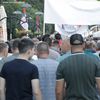 Društveno stabilni: iz Vranja u Vranjsku Banju (sa poslednjeg skupa antiblokadera u Vranju). Foto Vrnaje news