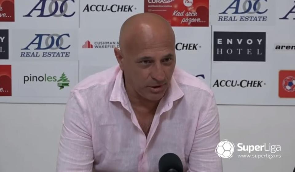 Dragan Antić. Foto screenshot Super liga