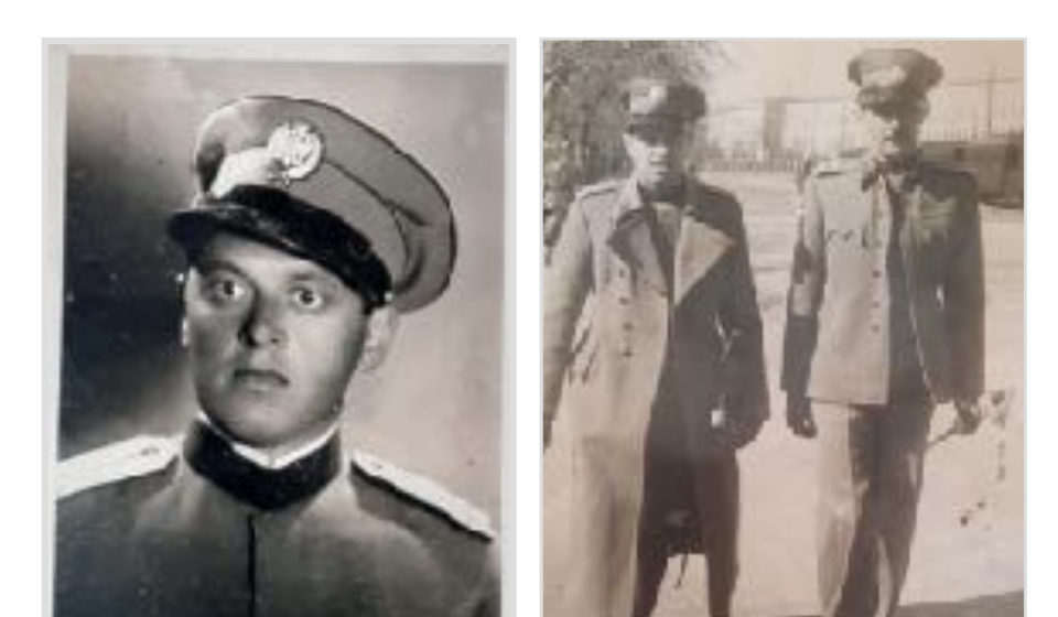 Predrag Veljković (Jovanović) Piža (levo) sa kolegom. Foto arhiva B. Dimić