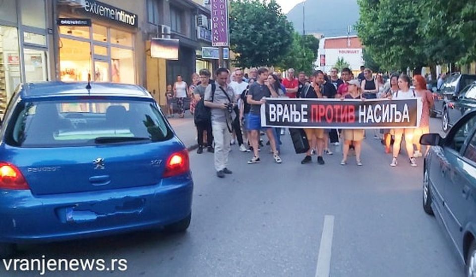 Nesporazum sa saobraćajnom policijom u pogledu trase. Foto Vranje News
