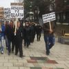 Štrajkači Gumoplastike. Foto Bujanovačke