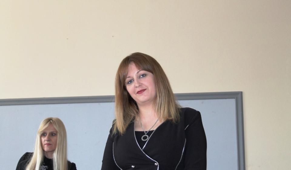 Dijana Kostić, odeljenjski starešina 4/6. Foto VranjeNews