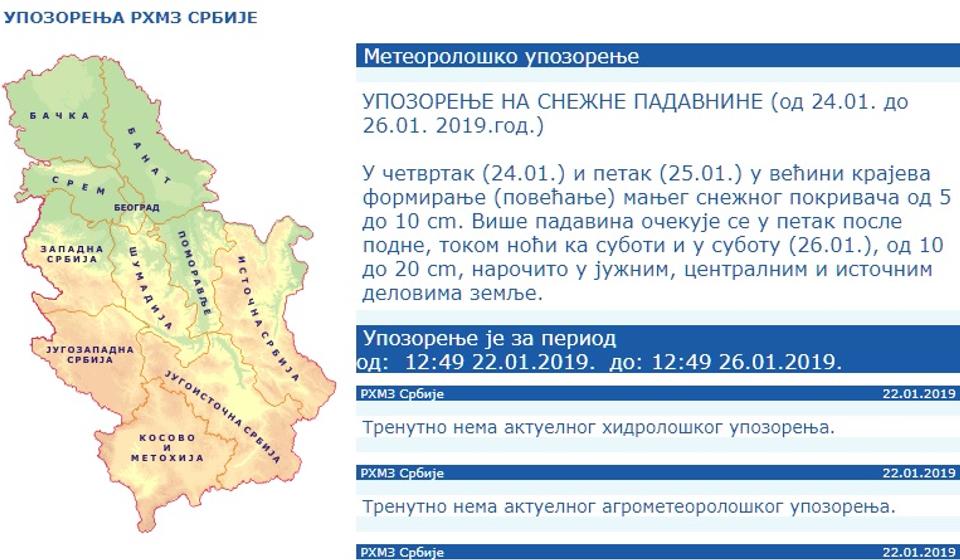 Foto Printscreen RHMZ