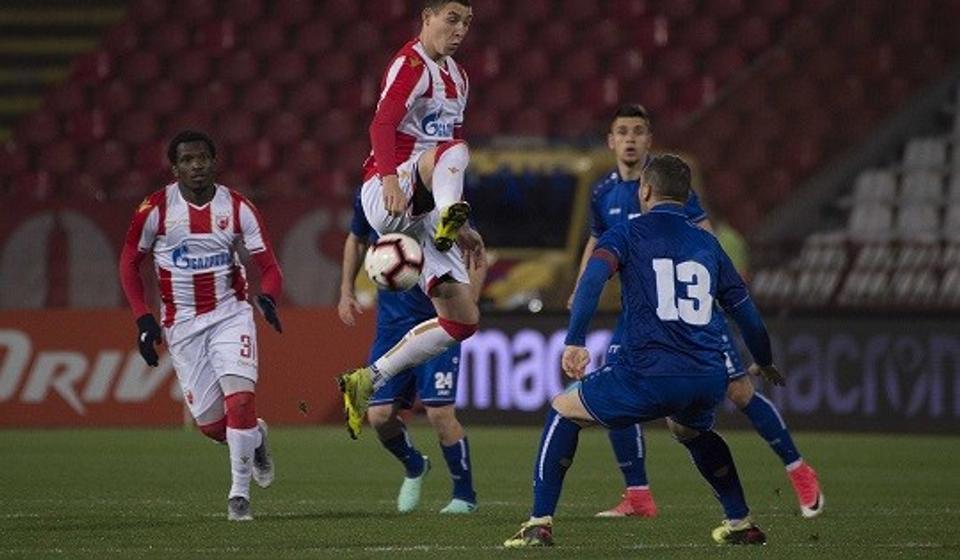 Detalj sa ovogodišnje utakmice Radnika i šampiona Srbije u kupu. Foto FK Crvena zvezda