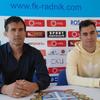 Nenad Vanić (levo) i Uroš Damnjanović. Foto FK Radnik