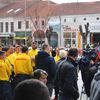 Fudbaleri Dinama štrajkovali su i u martu 2018 (detalj sa tog protesta). Foto VranjeNews