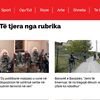 Foto printscreen Gazeta express homepage