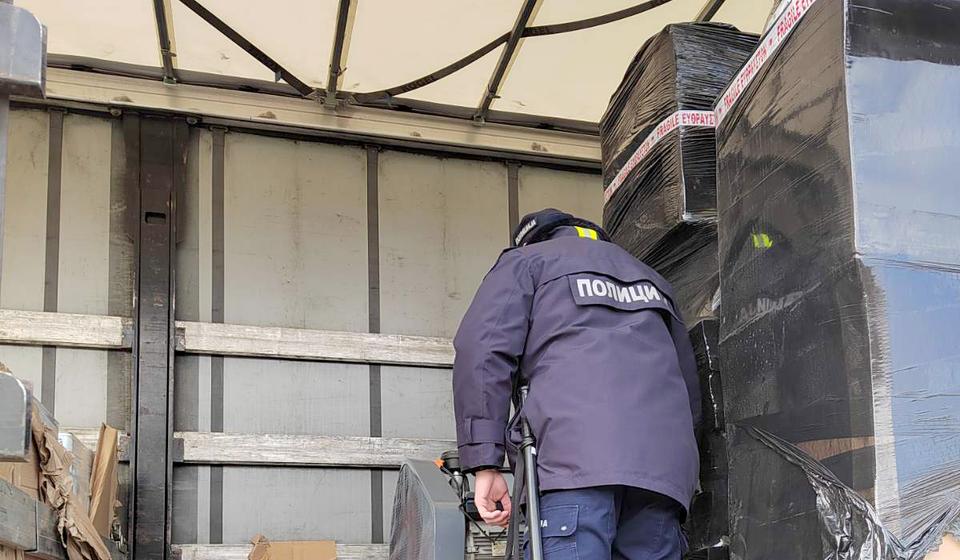 Marihuana pronađena u kamionu. Foto MUP