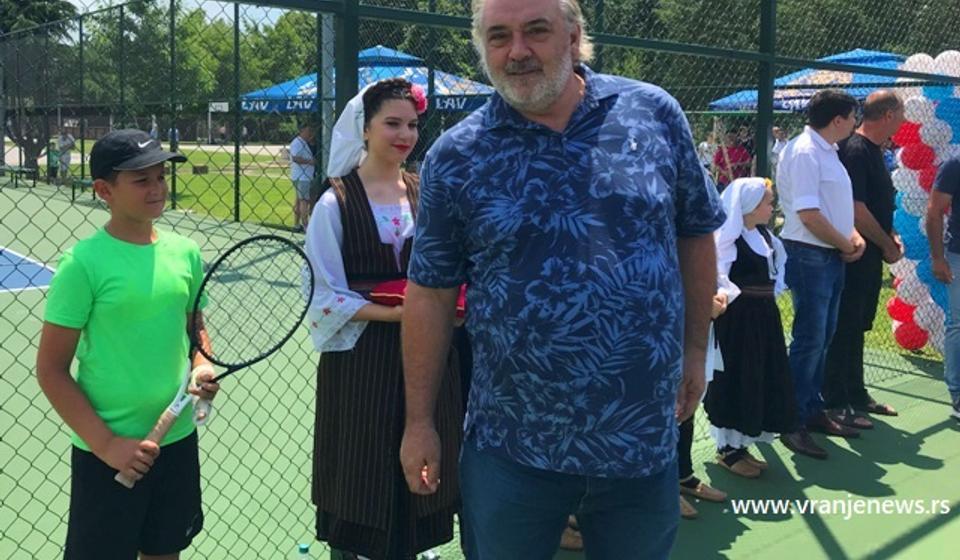 Boba je najveći promoter tenisa u Srbiji. Foto VranjeNews