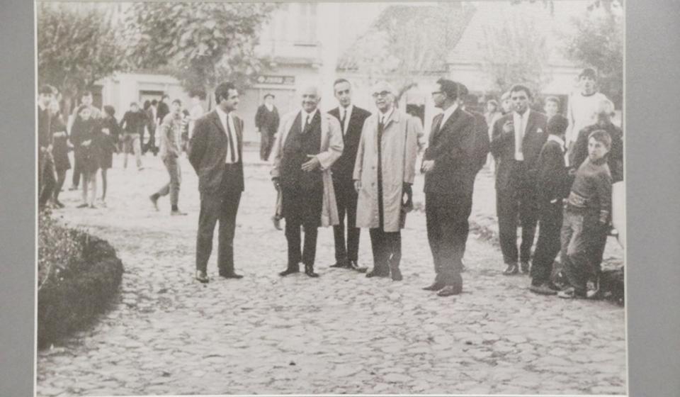 Ivo Andrić u Vranju 1969. Foto arhiva Biblioteke Bora Stanković