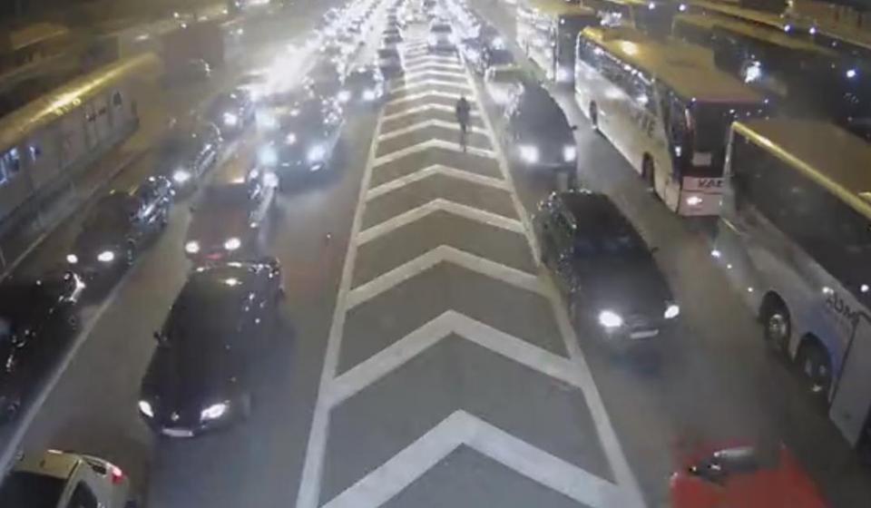 Kamere na ulazu u Srbiju iz Makedonije. Foto screenshot AMSS