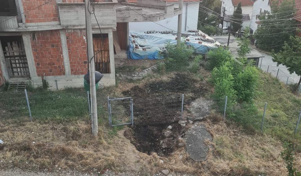 Mesto gde je zbog varničenja izbijao požar. Foto lično vlasništvo - žitelji Hadži Prodanove