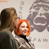 Aleksandra na promociji romana Crna ptica u Vranju. Foto Vranje News