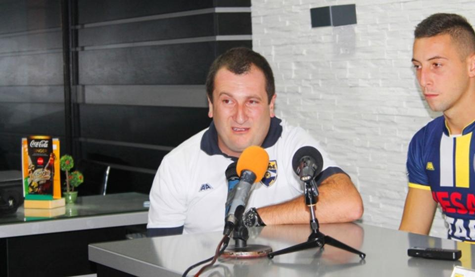 Došao sam da pružim svoj maksimum: Ilija Ristić (desno). Foto VranjeNews