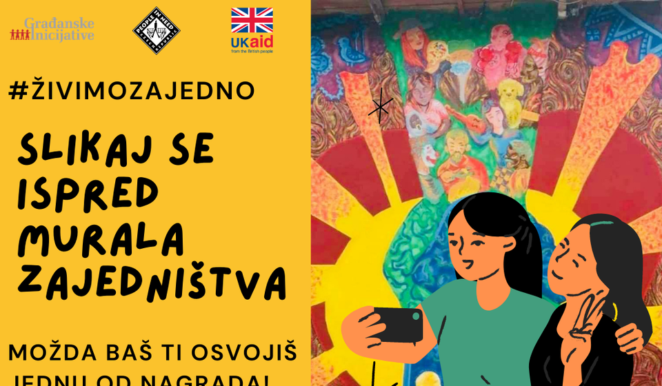 Slikanjem kraj murala i uz malo kreativnosti možete do vrednih nagrada. Foto GI