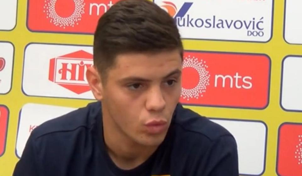 Najnovije pojačanje Dinama: Enes Dolovac, levokrilni napada, stigao je u Dinamo iz Grčke. Foto T. K.