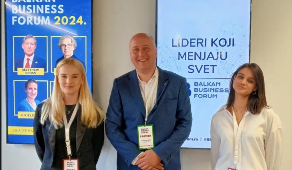 Vlasnik Slobodan Mitić na Balkan Biznis Forumu. Foto Z.L.