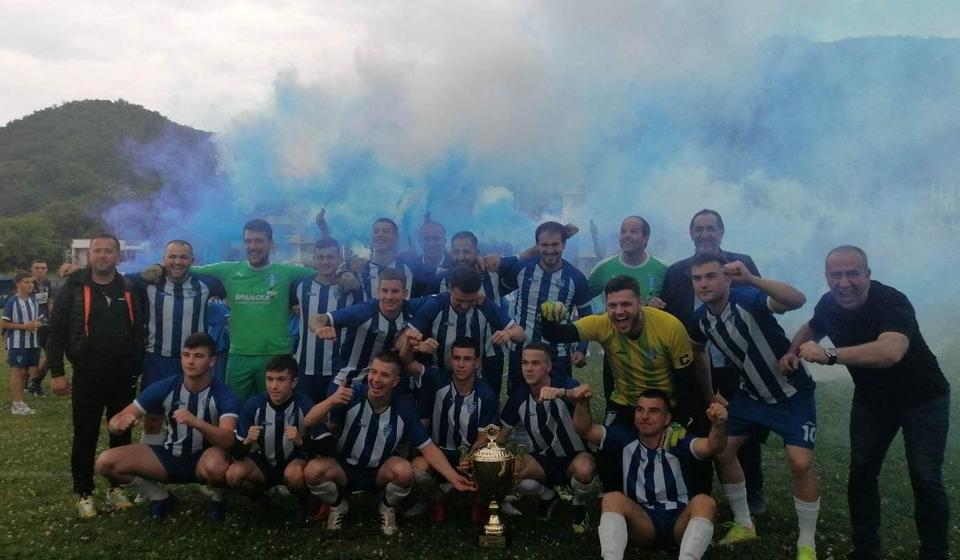 Šampioni: ekipa Mineralca iz Vranjske Banje. Foto Fejsbuk profil Bobana Stevanovića