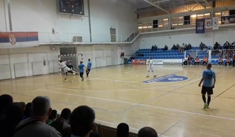 Presudan je bio prvi gol Vranjanaca. Screenshot