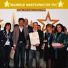Miomir Dejanović MiDej sa priznanjem "Najbolji nastavnik". Foto lična arhiva
