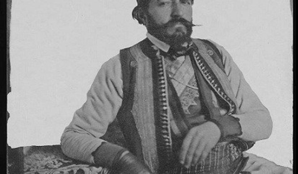 Foto Anastas Jovanovic: Petar Petrović Njegoš 1851 (Muzej grada Beograda)
