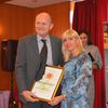 Danijela Manić Stojilković prima nagradu na Palama. Foto privatna arhiva