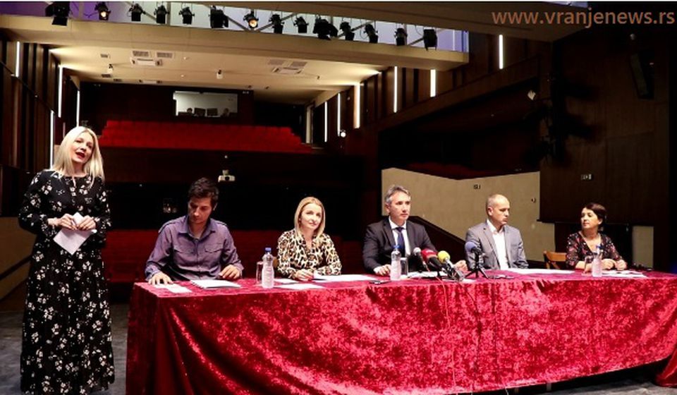 Detalj sa konferencije za medije. Foto VranjeNews