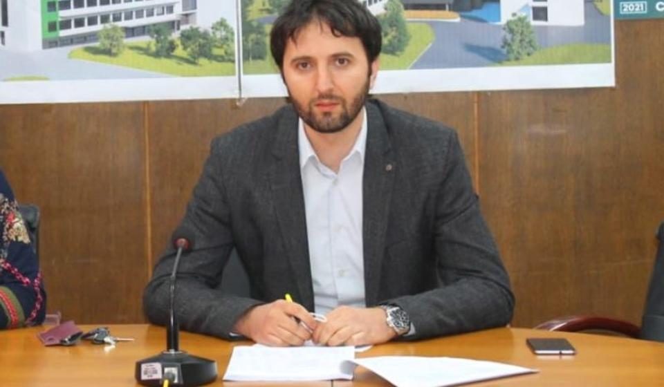 Bojan Kostić na današnjoj konferenciji za medije. Foto vranje.rs