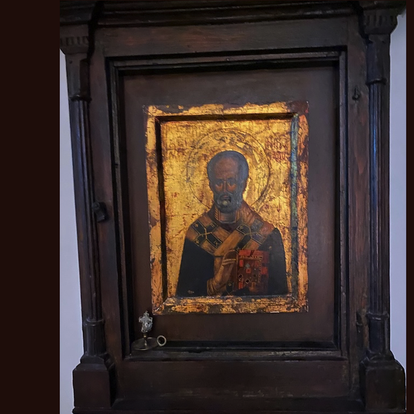 Sveti Nikola. Rad akademskog slikara Jovice Dejanovića