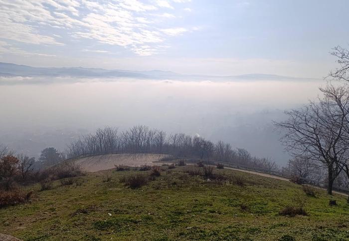 Vranje jutros: pogled sa Pržara. Foto Vranje news