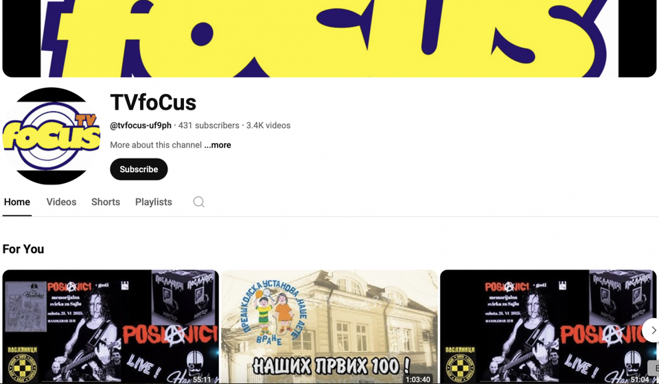 Foto YouTube (kanal RTV Fokus)