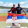 Kristijan Stošić (levo) i Saša Ćuković. Foto AK Vranjski maratonci