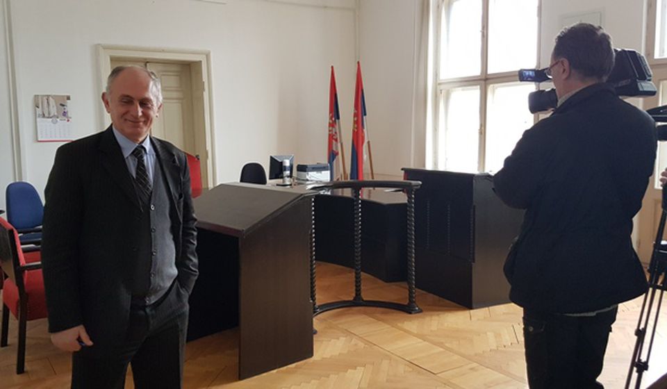 Predsednik Osnovnog suda Stojadin Stanković. Foto Vranjenews