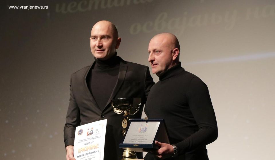Najbolji sportski stručnjak u 2024: Marko Jovanović, trener fudbalera Dinamo Jug-a. Foto Vranje news