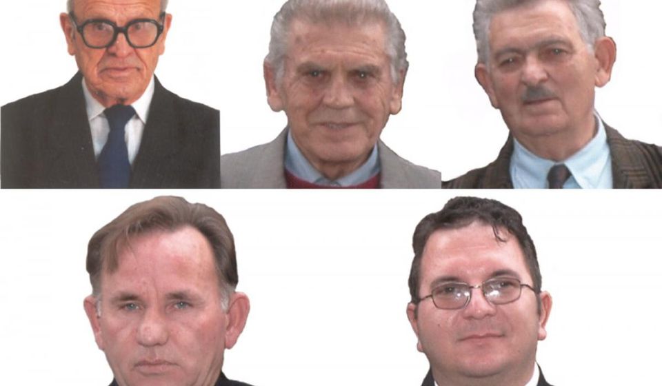 Direktori NU do 2005. godine: Radoje Kočić, Petar Jovanović, Dragoljub Stojković, Živojin Cvetković i Nebojša Veličković. Foto NU 