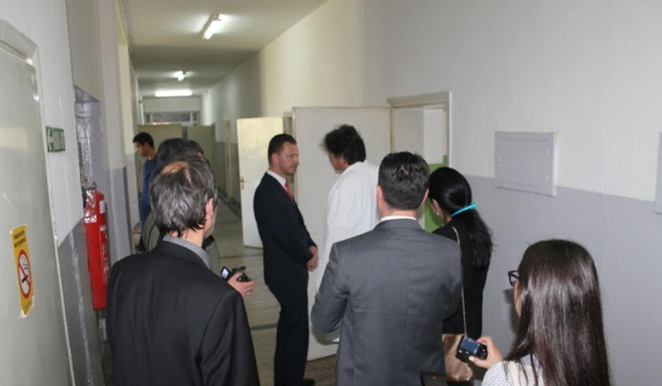 Obilazak Očnog odeljenja. Foto VranjeNews