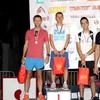 Stošić na pobedničkom postolju u Rumi. Foto AK Vranjski maratonci