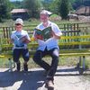 Dejanović sa učenikom Gavrilom Popovićem. Foto lična arhiva