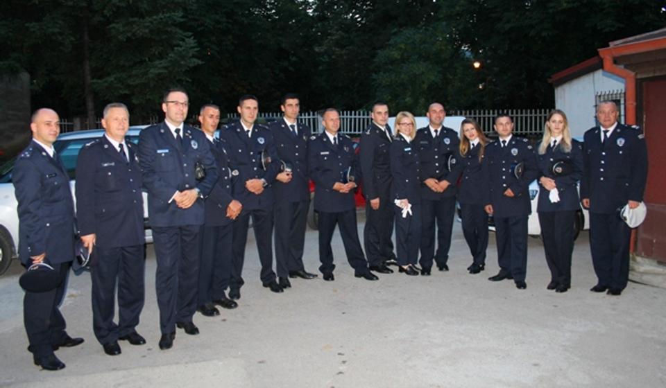 Deo rukovodećeg kadra u policiji. Foto VranjeNews