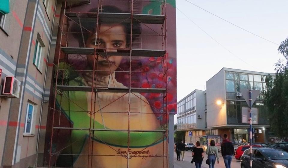Mural u čast Diane Budisavljević biće otkriven u petak 20. avgusta, na dan njene smrti. Foto Vranje News
