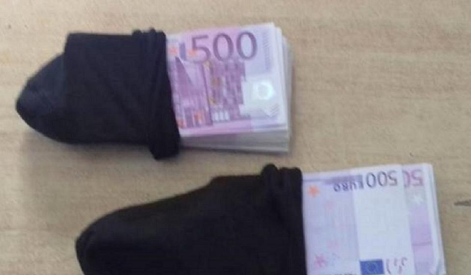 Nazuvice pune para u donjem vešu. Foto Uprava carina