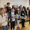 Aktuelni polaznici Likovne radionice. Foto Vranje News